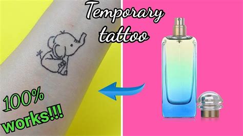 how to make fake tattoos with printer and perfume|homemade temporary tattoos.